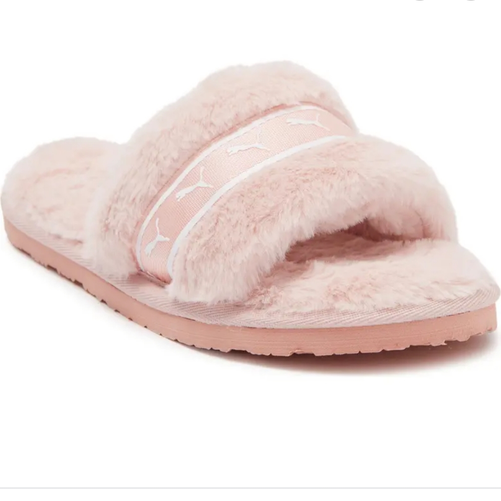 Puma fluff remix flippers women size 6 color pink - Picture 1 of 5